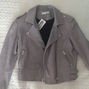 NEW WITH TAGS IRO Ashville leather jacket size 42